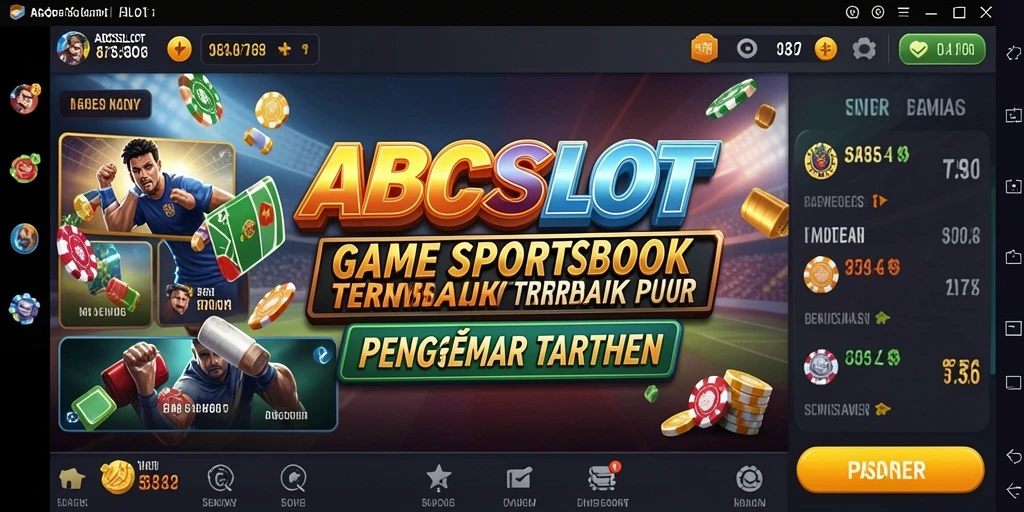 Tampilan menarik dari gameplay ABCSLOT dalam dunia Sportsbook.
