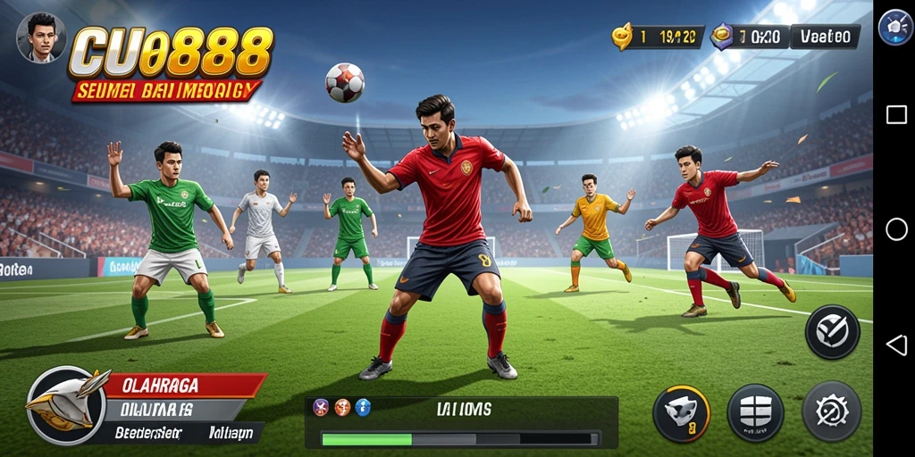 Screenshot game CU888 menampilkan aksi olahraga yang seru dan menarik.