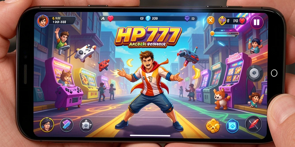 Tampilan gameplay seru dalam HP777 dengan aksi cepat dan grafis menawan.