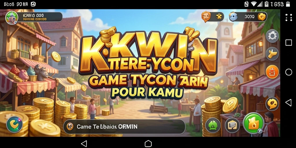 Tampilan screenshot KKWIN menampilkan seberapa serunya gameplay Tycoon.