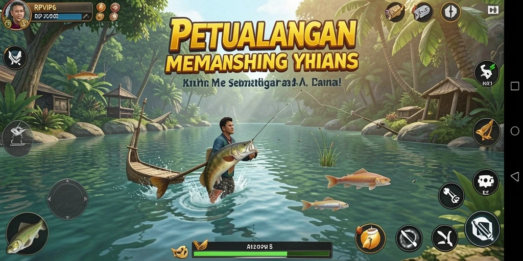 Tangkapan ikan besar di RPVIP6 dengan grafis yang menakjubkan.